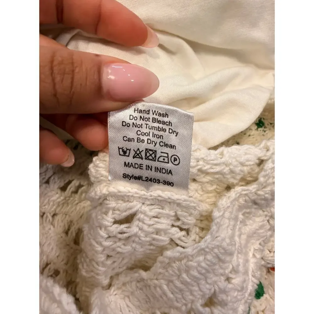 Love The Label Crochet Floral Two-Piece Set – Size Small – NWT